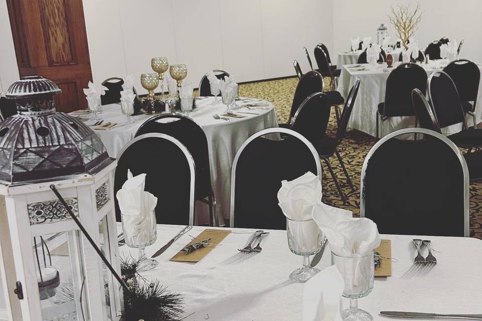 Head Table w/ backdrop