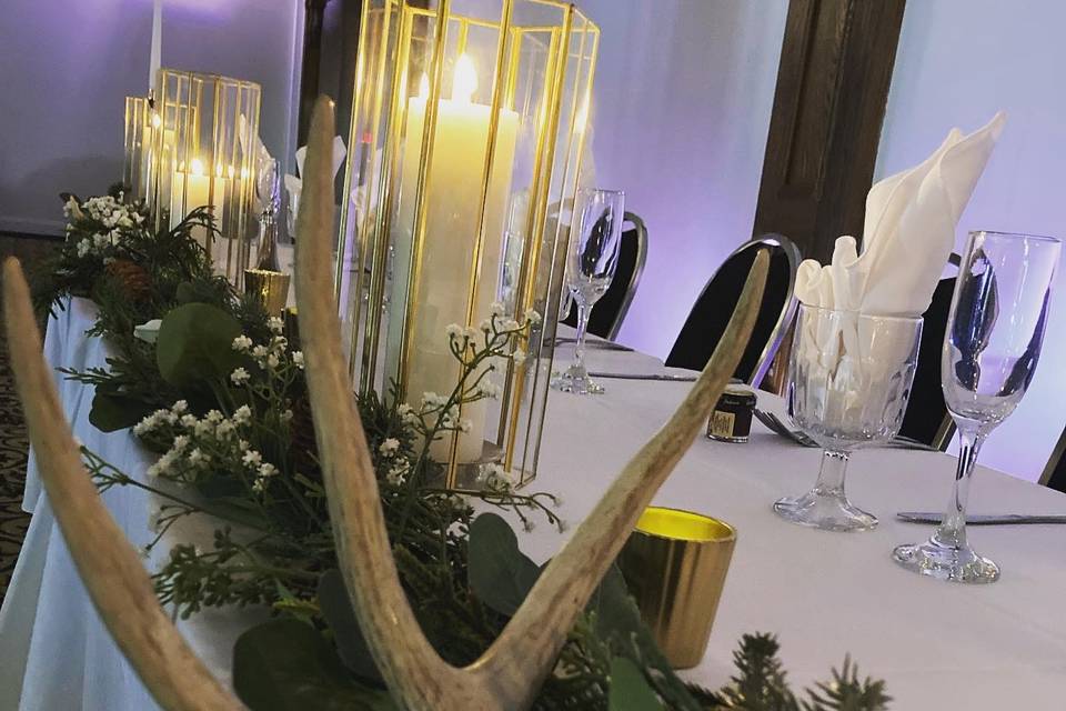 Rustic Head Table