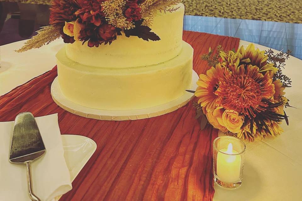 Fall Cake Table