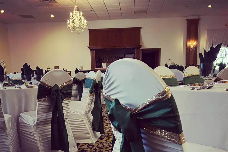 Green and Gold Wedding
