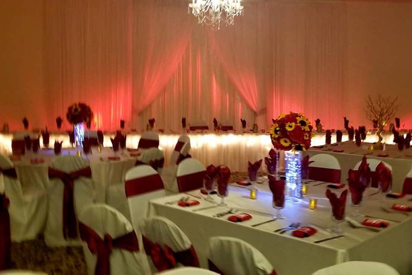 Chaircovers with sashes