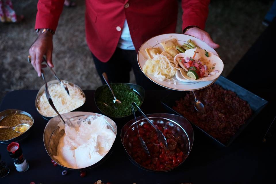 Mashed potato bar