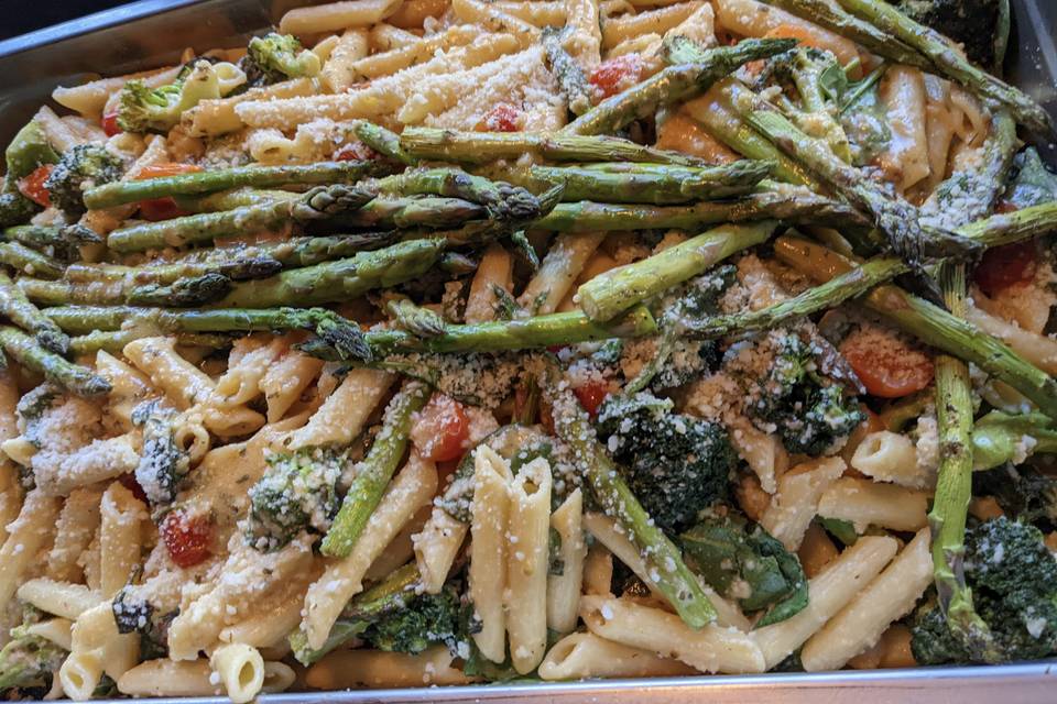 Vegetable penne pasta