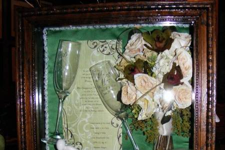 wedding flowers preserved