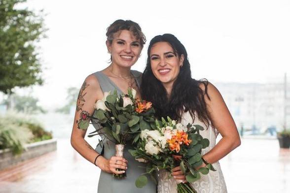 Wedding party glam