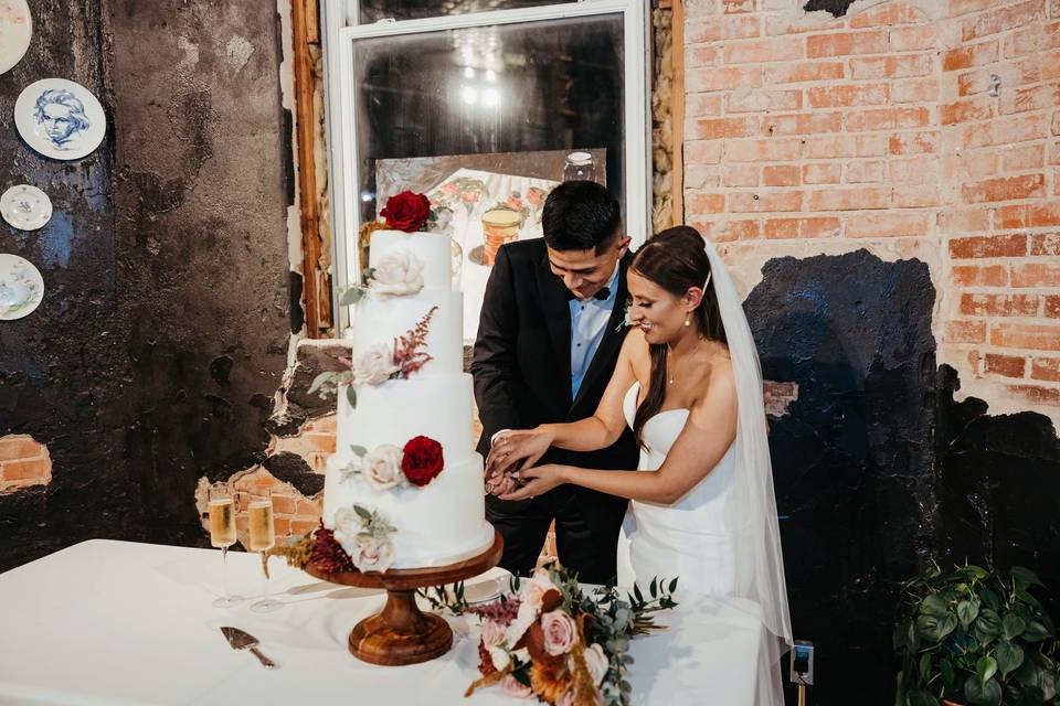 Alyssa & Michael Cake Cutting