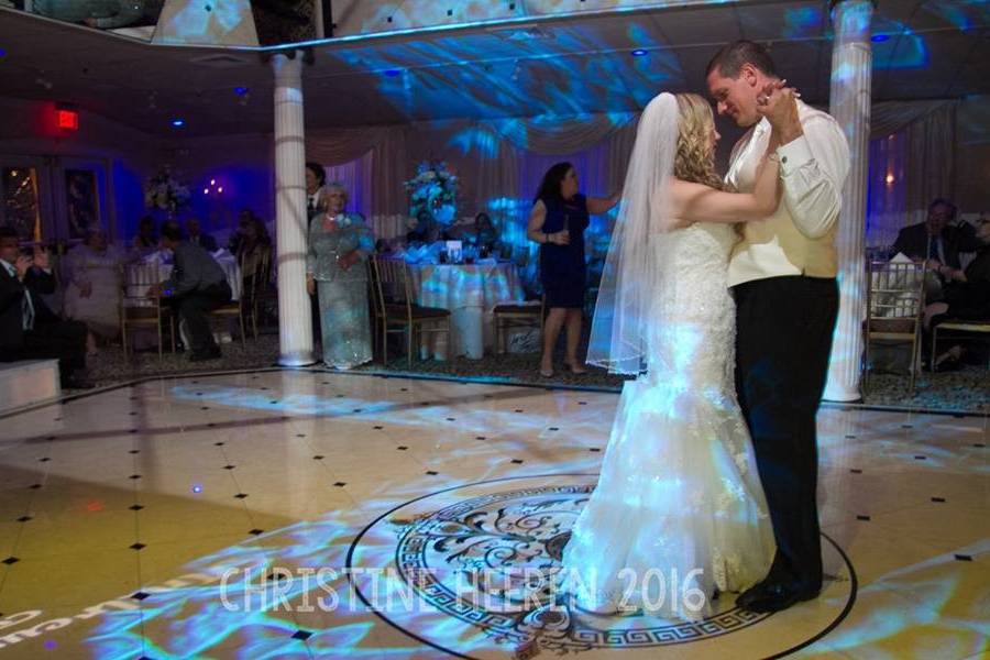 First dance as newlyweds