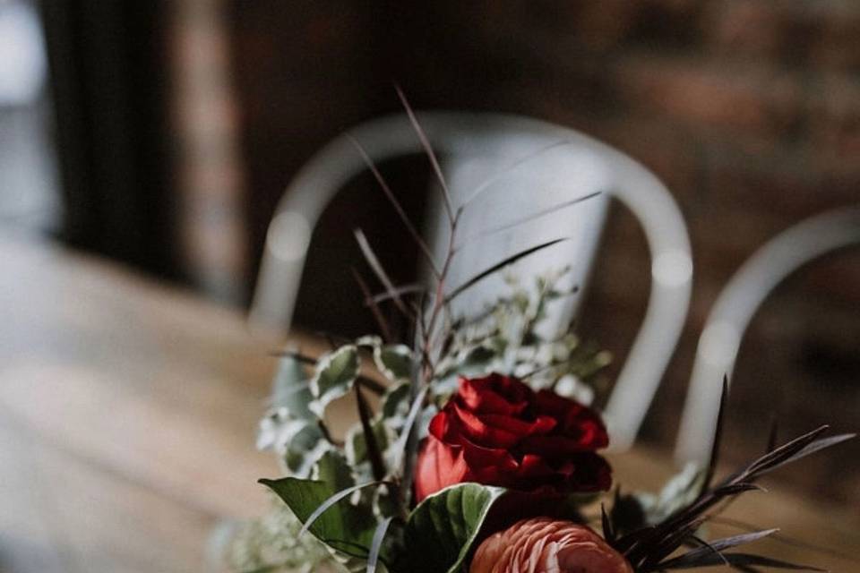 High top table flowers