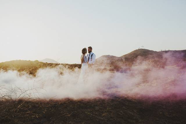 Creative couple portrait