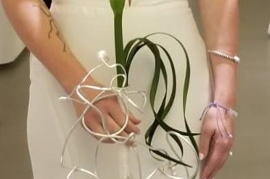 Modern bride's bouquet