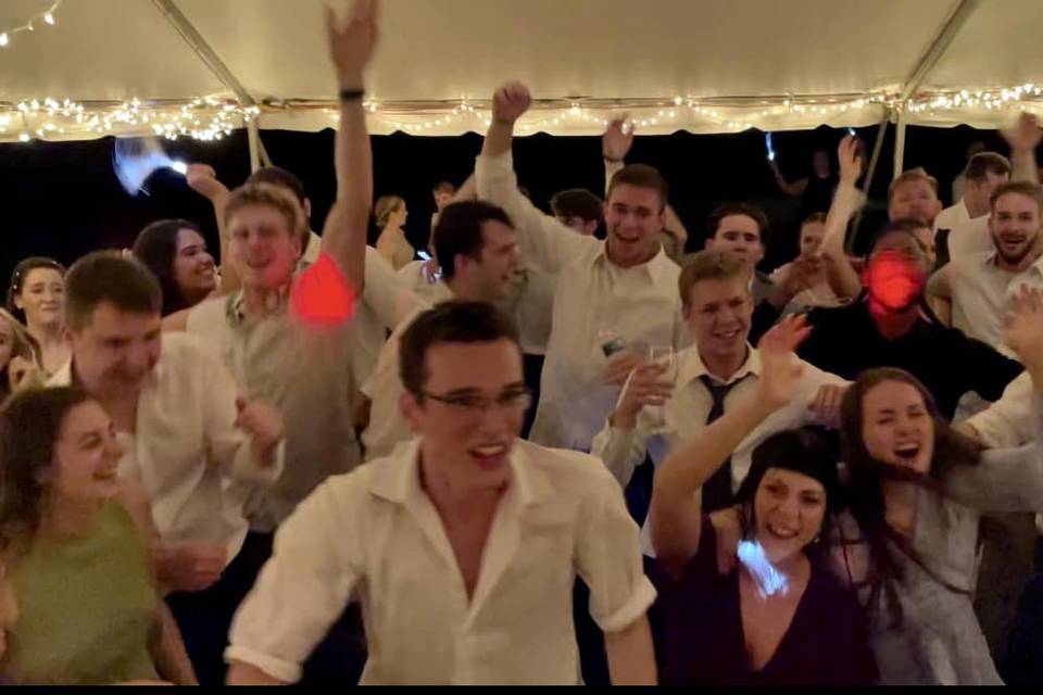 This wedding party was awesome