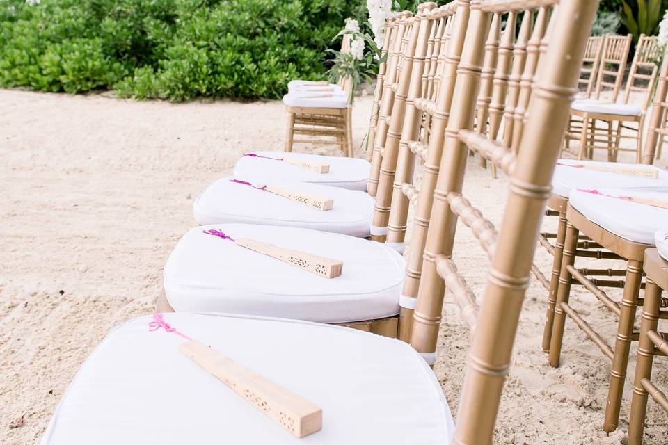 Ceremony chairs