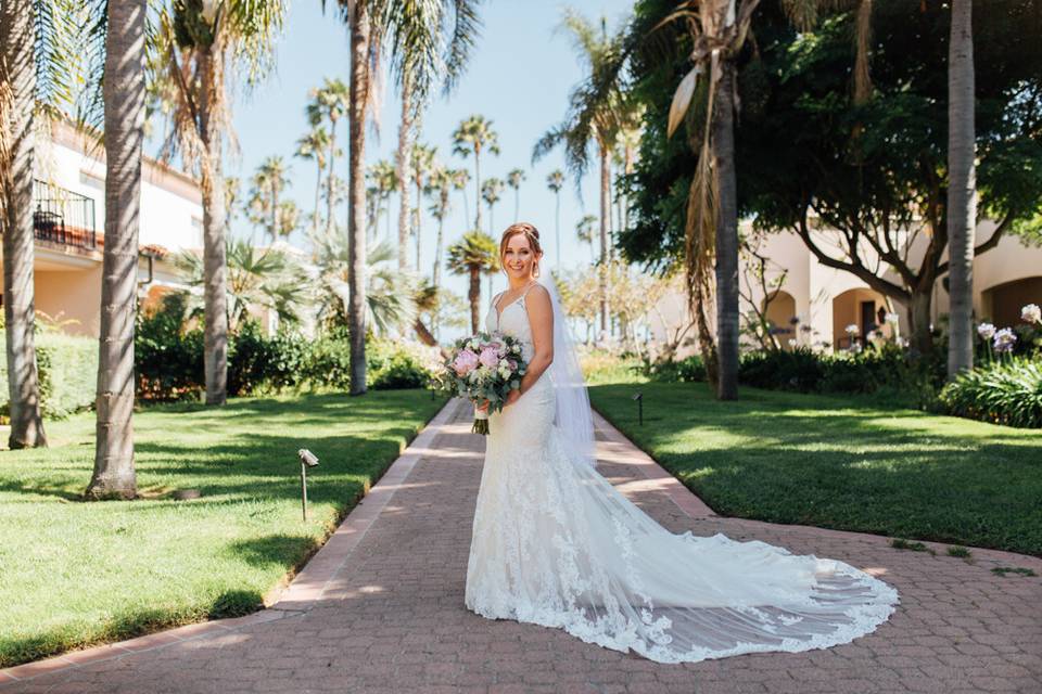 Santa Barbara Hilton Bride