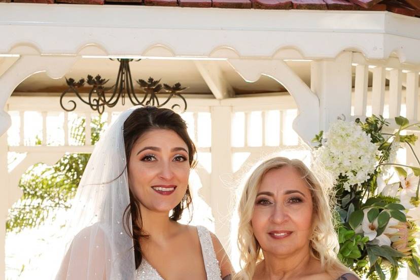 Mom and bride