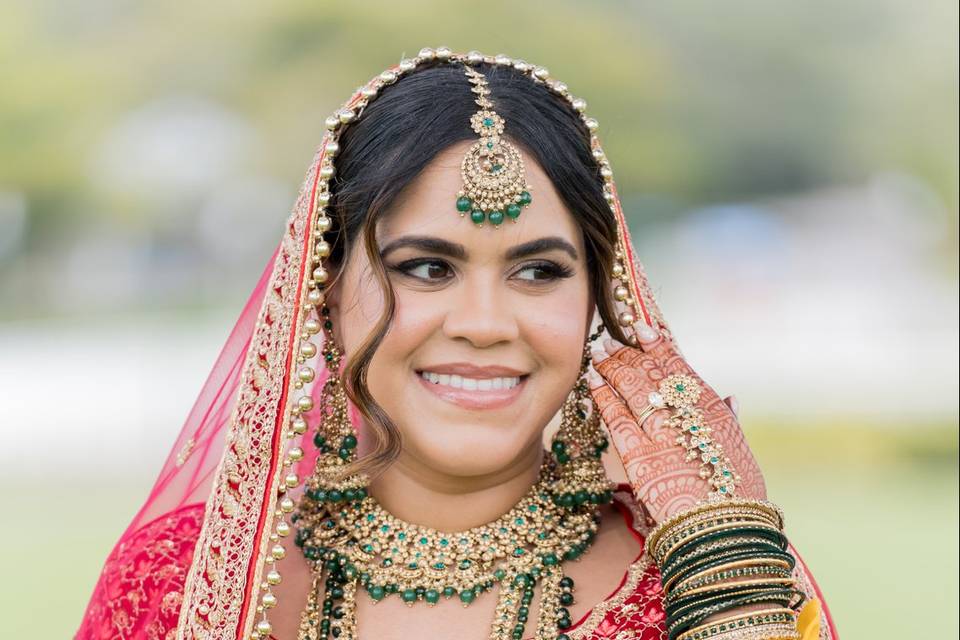 South Asian Bridal Look
