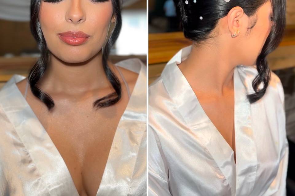 Elegant Bridal Hair and Makeup