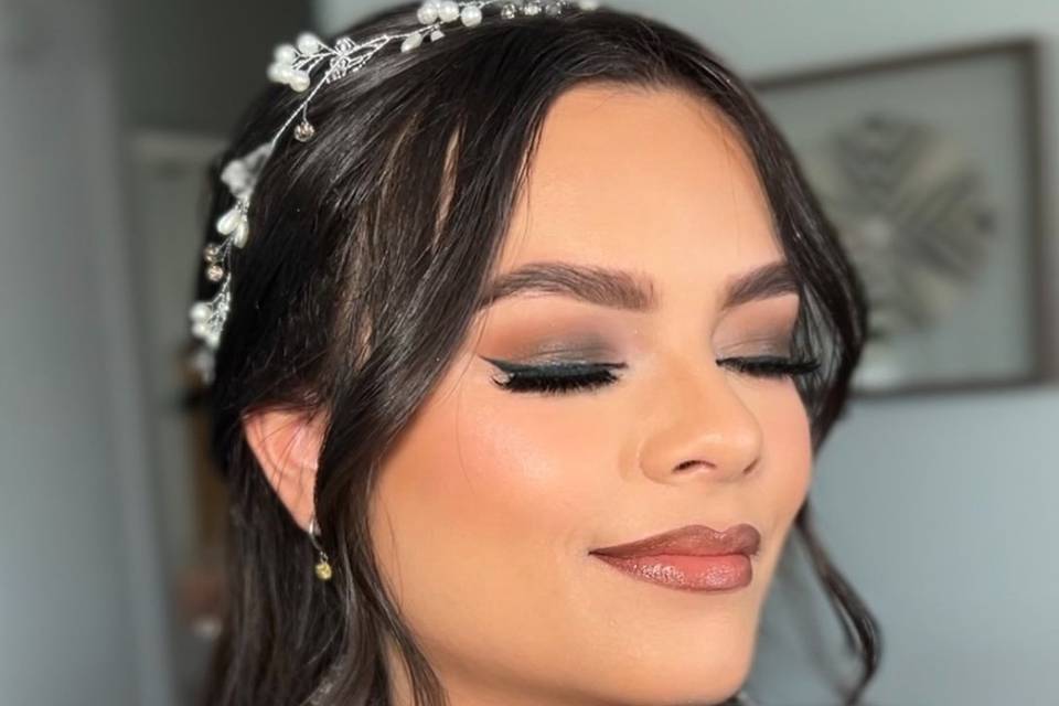 Elegant Bridal Hair and Makeup