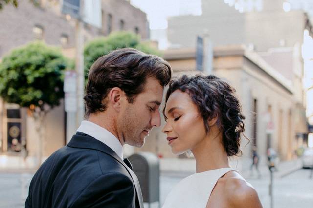 Sophisticated wedding gown