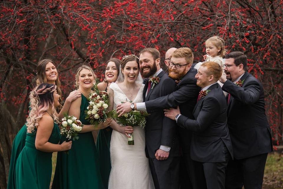 The wedding party - GEM Photography