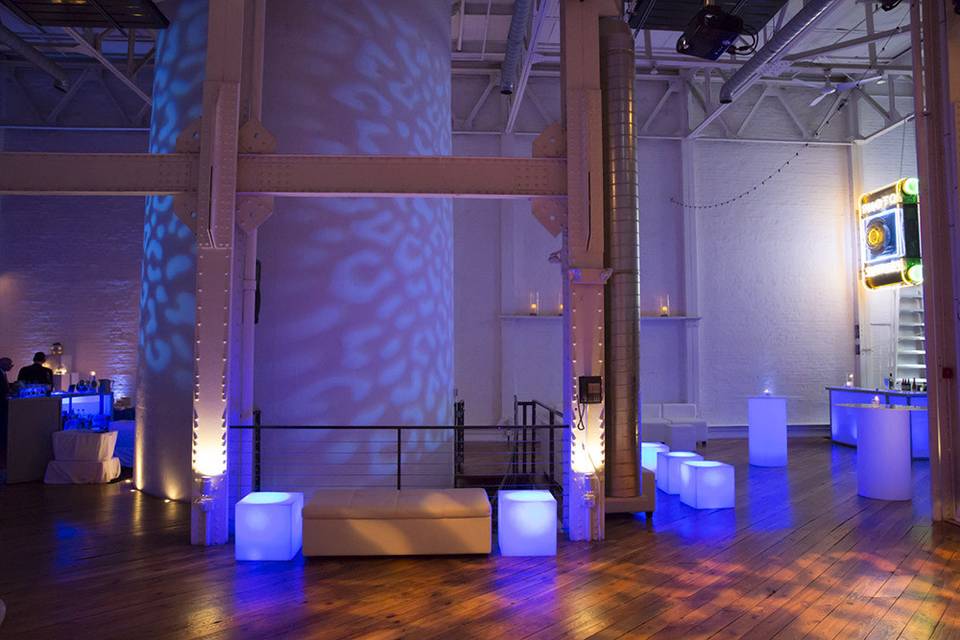 Wedding ballroom area