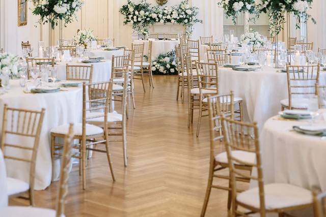 Crisp White Wedding at DAR