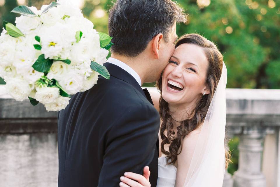 Crisp White Wedding at DAR
