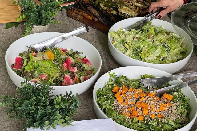 Delicious fresh salads