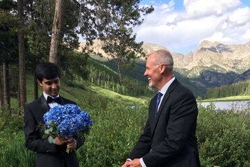 Preparing for the ceremony