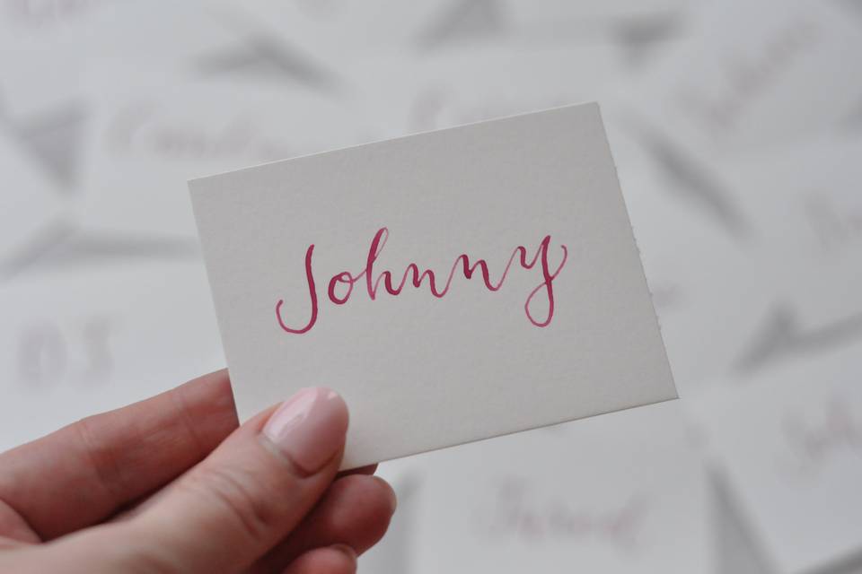 Whimsical Place Card