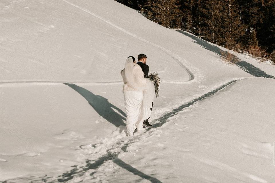 Snowy Breckenridge Elopement