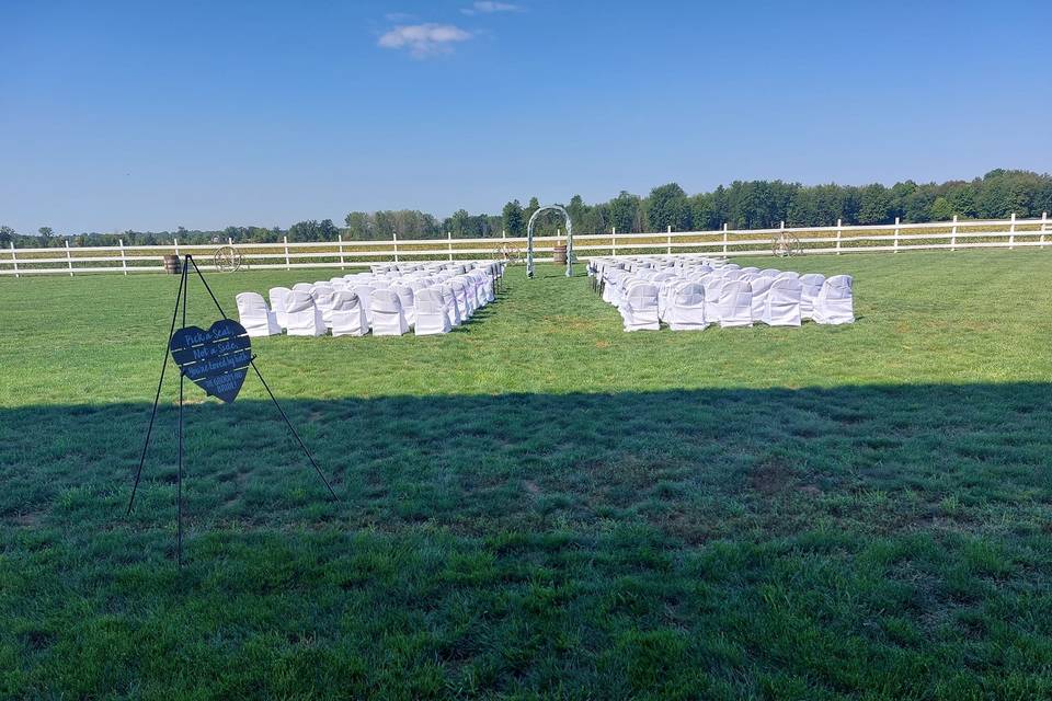 Outdoor ceremony