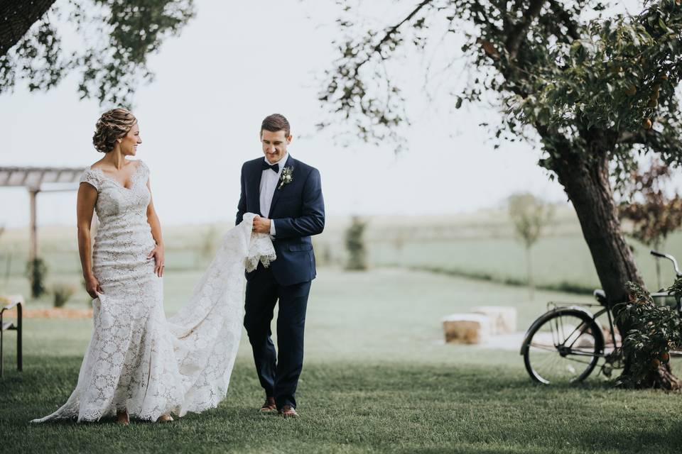 Red Brick Barn wedding