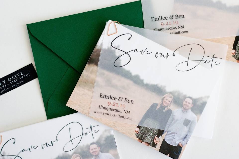 Modern Save the Date