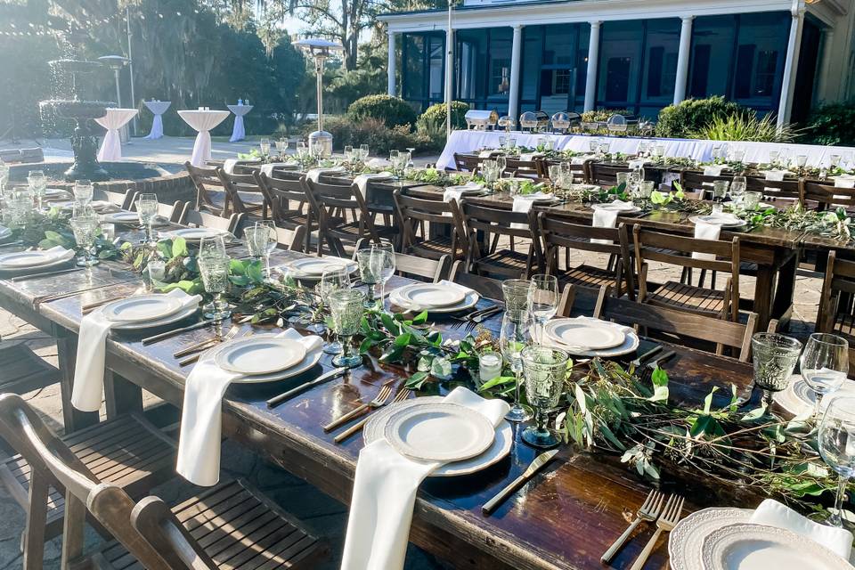 Tables at Legare Waring House