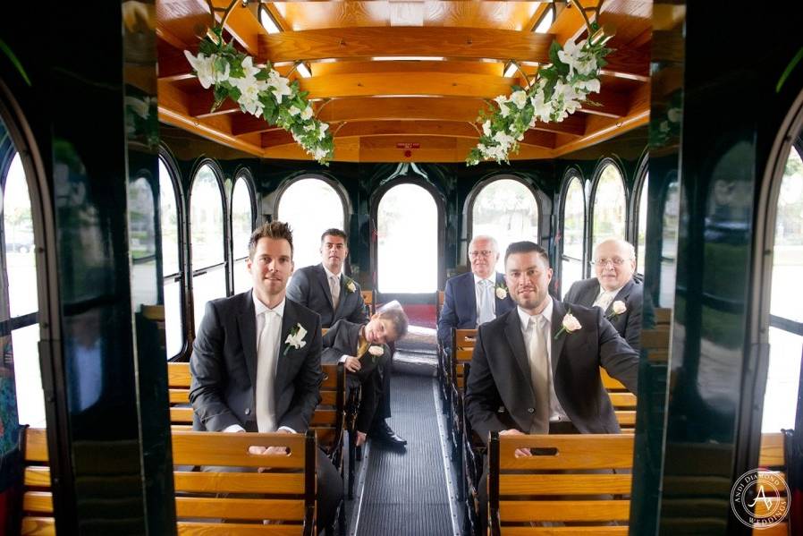 Groom and groomsmen