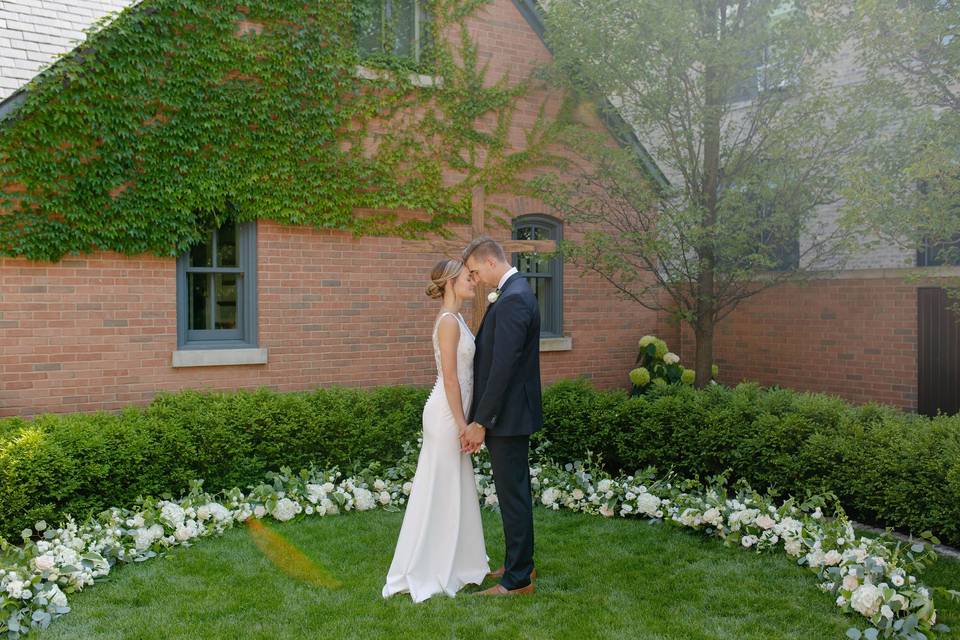 Private Home Garden Wedding