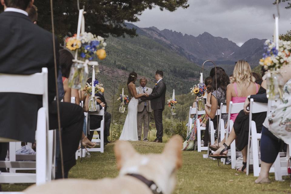 Mountain Wedding Ceremony