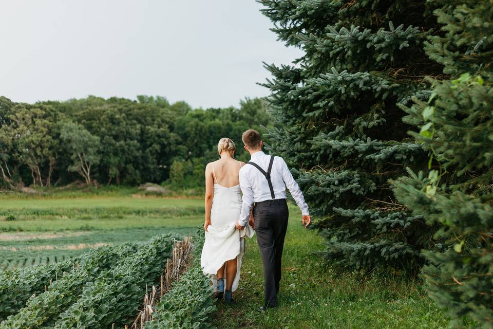 Minnesota country wedding