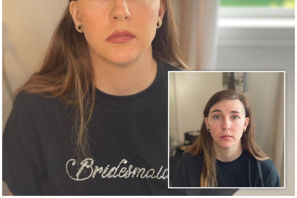 Makeup Before & After