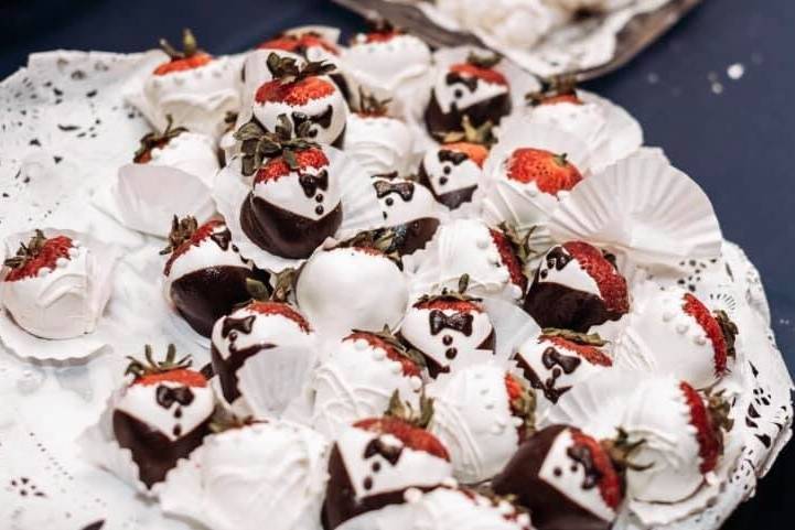 Bride and Groom Strawberries