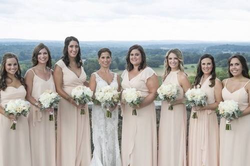 Peach dresses