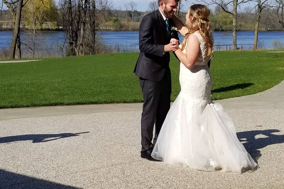 Newly wed couple
