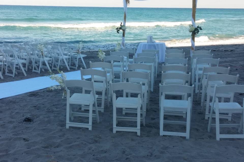 Beach wedding