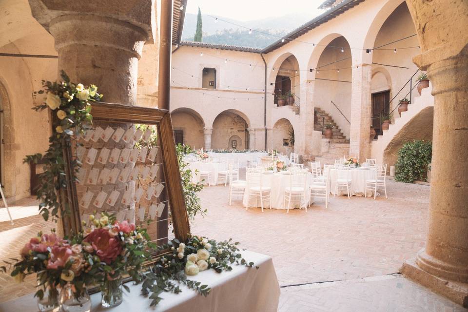 Courtyard dinner