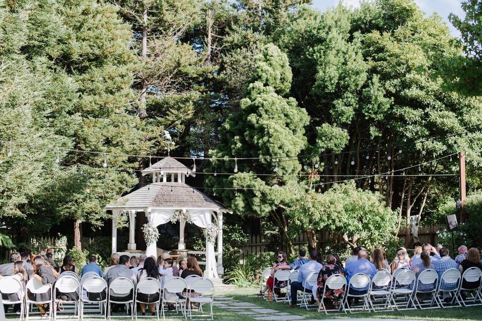 Gazebo Garden Ceremony