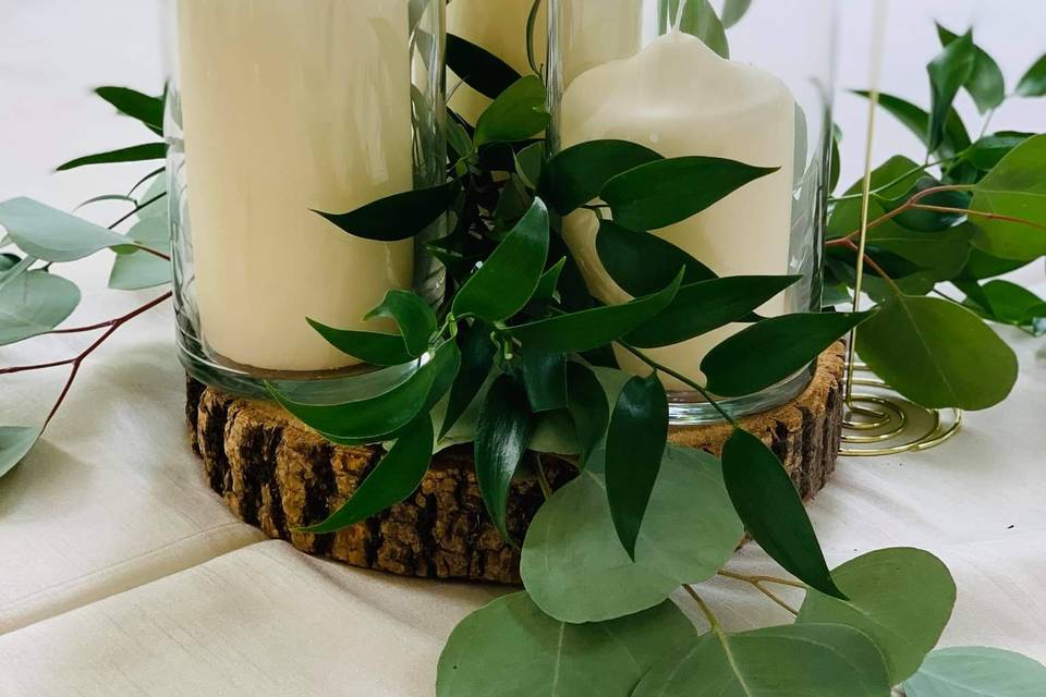 Candle centerpiece