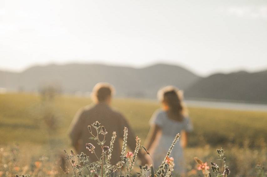 Couple in the Wildflowers