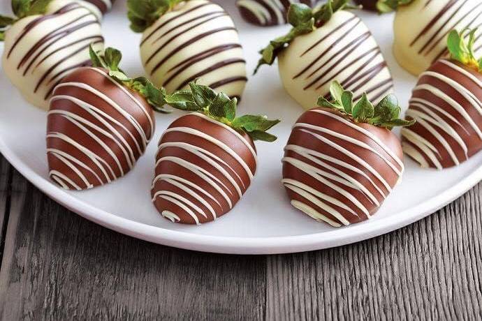 Hand dipped strawberries