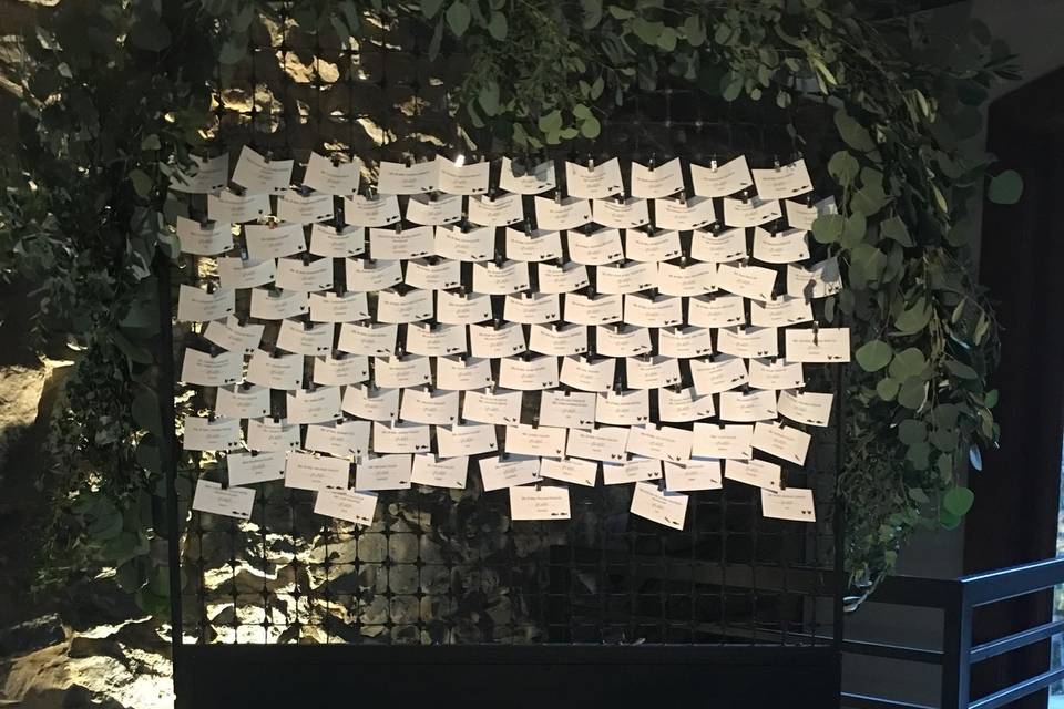 Elevator Panel Seating Cards