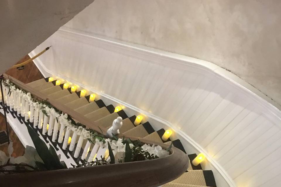 Sweeping Staircase Candles